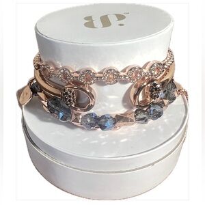Bomb Party 2025 Summer Stacks Bracelet Set “She’s A Go Getter” Rose Gold w/ Box